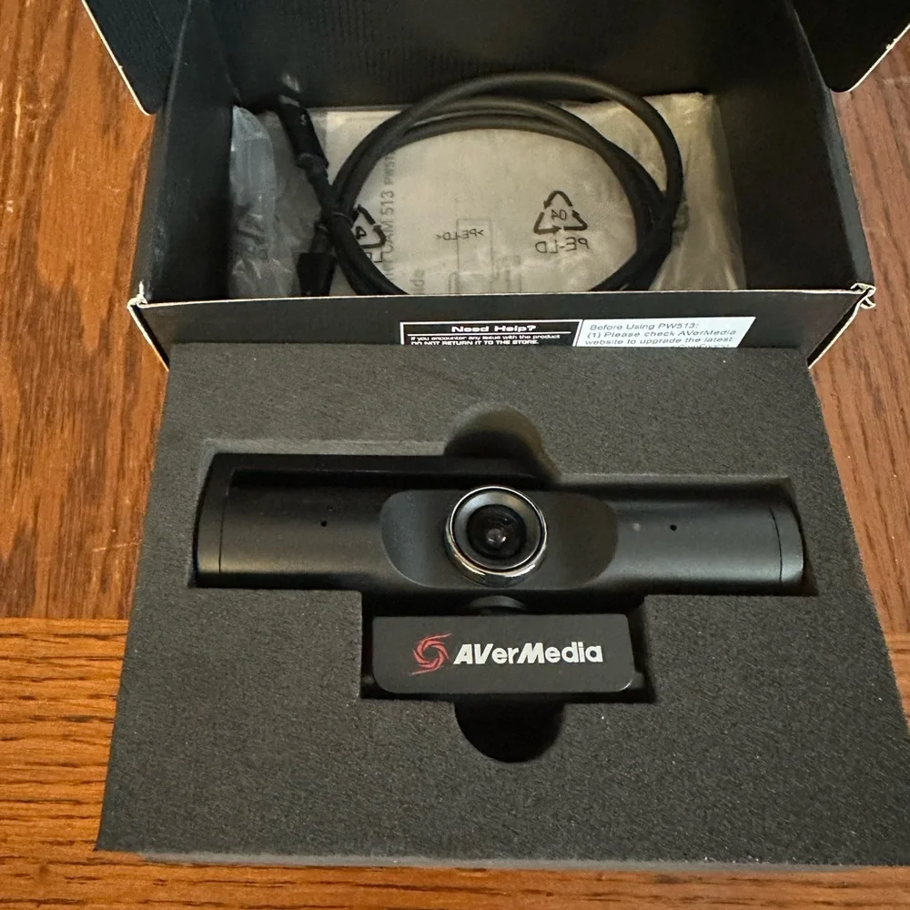 PW513 4K Webcam - Black